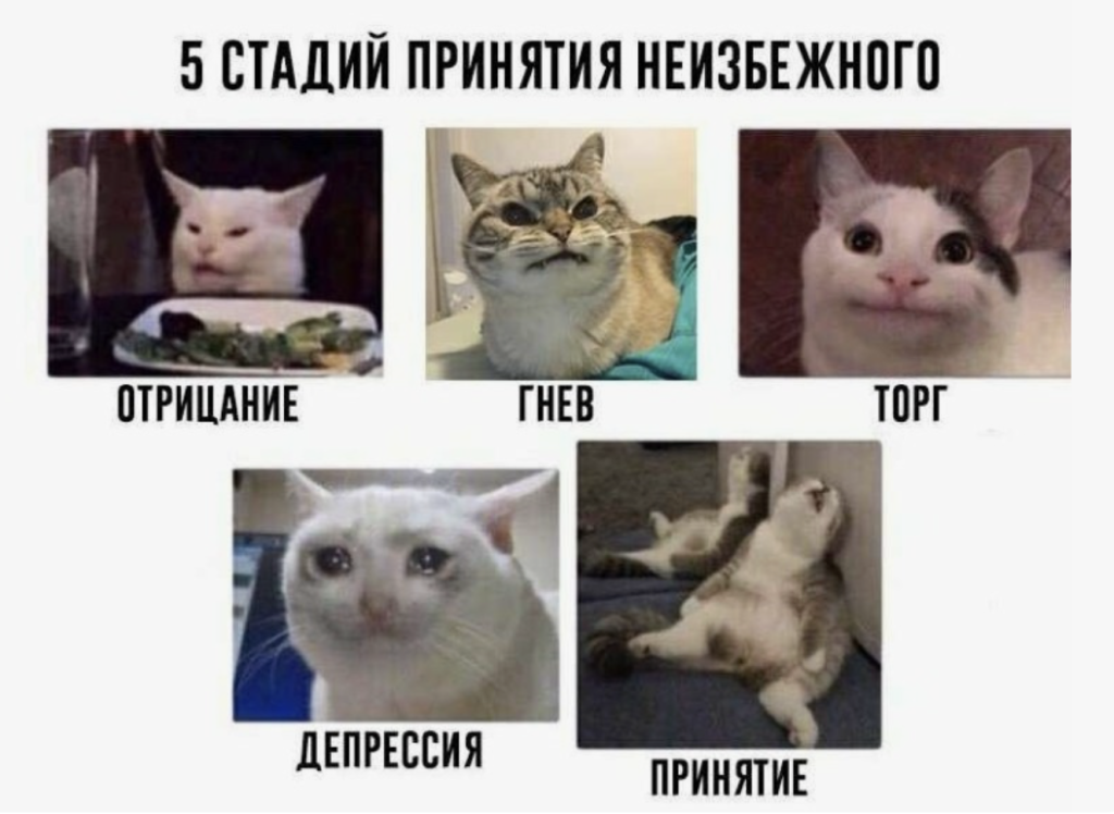 5 стадий принятия
как пережить расставание
психолог иван половинкин